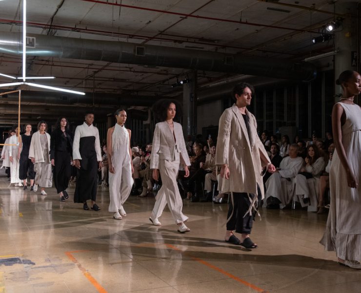 Modelos en el desfile de A New Cross