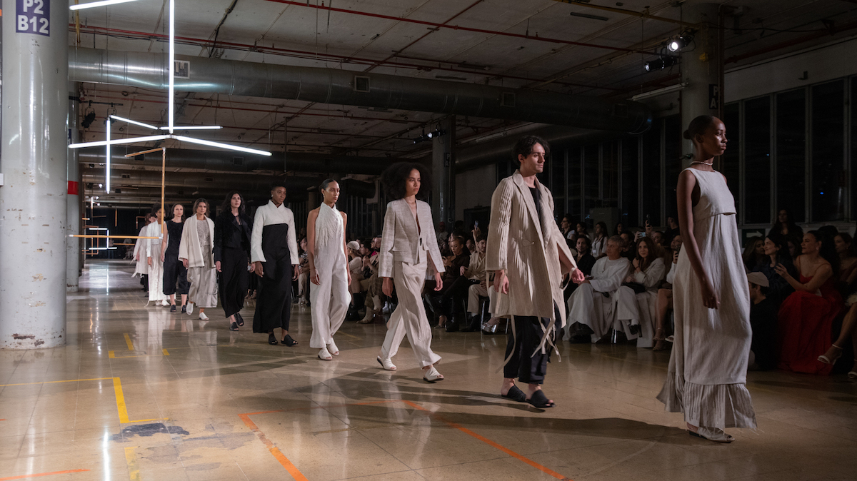 Modelos en el desfile de A New Cross