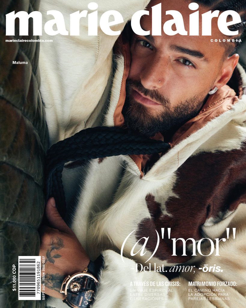 Portada Maluma en Marie Claire Colombia septiembre