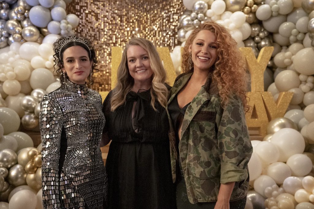 Jenny Slate, Colleen Hoover y Blake Lively.