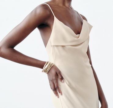Vestido blanco de Zara