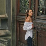 Ana Beliza durante Colombiamoda en Medellín