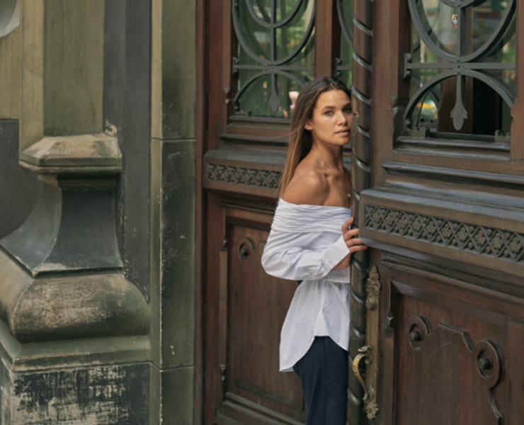Ana Beliza durante Colombiamoda en Medellín