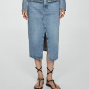 Falda midi de mezclilla cómo adaptar esta pieza a nuestro estilo personal