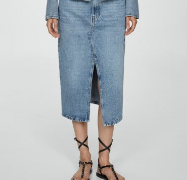 Falda midi de mezclilla cómo adaptar esta pieza a nuestro estilo personal