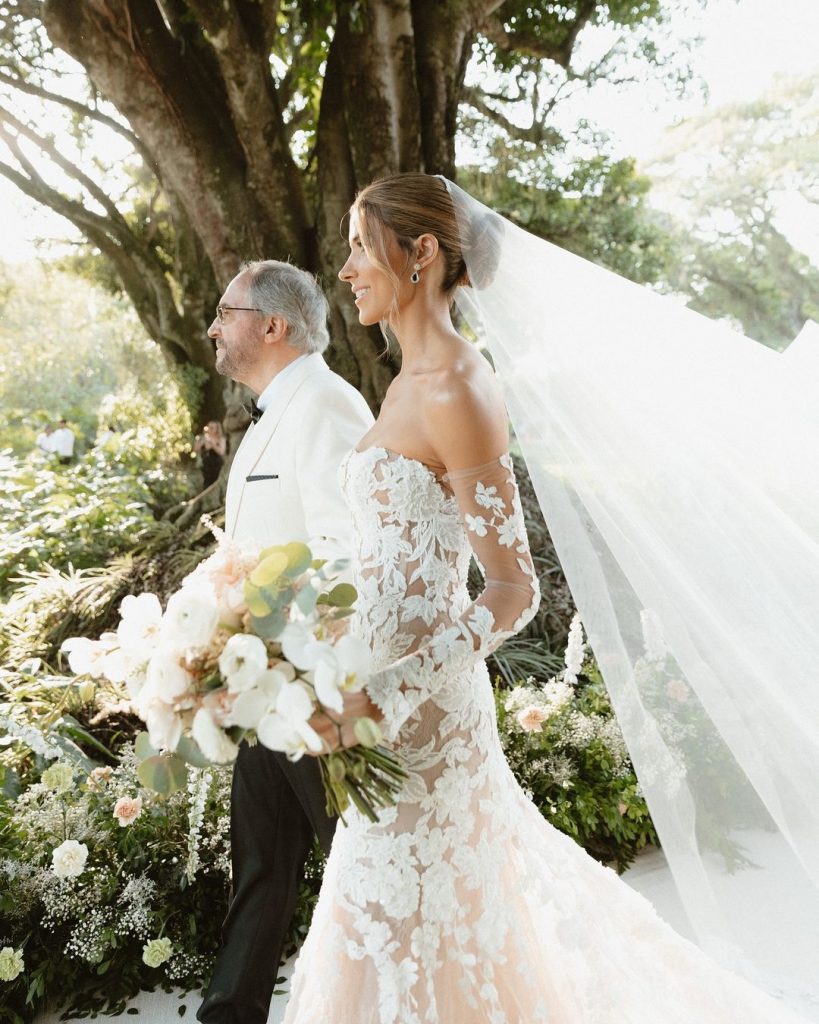 Gabriela Tafur contó la especial historia detrás de sus tres vestidos de boda