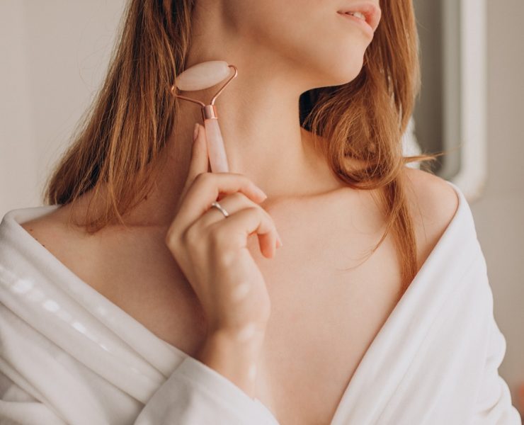 Skincare con hielo