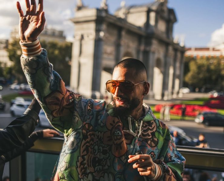 Maluma anuncia concierto en Colombia Medallo en el mapa