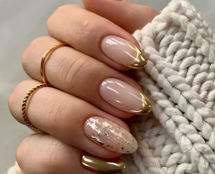 Uñas de Navidad para 2024 Diseños elegantes