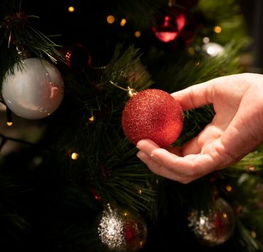 Moños la tendencia de decoración de árboles para la Navidad