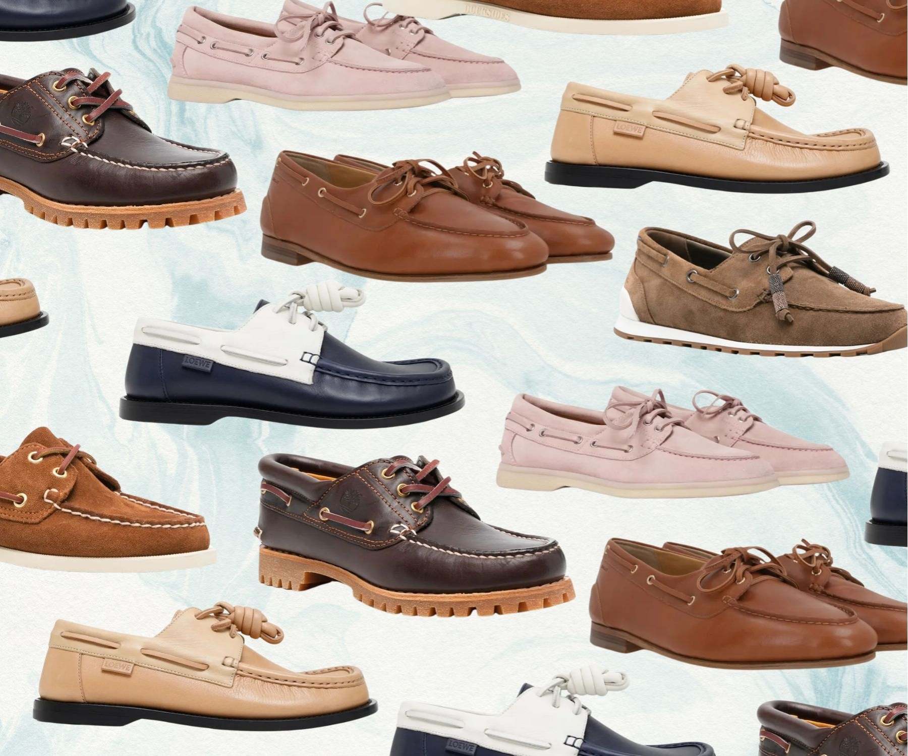 zapatos náuticos.