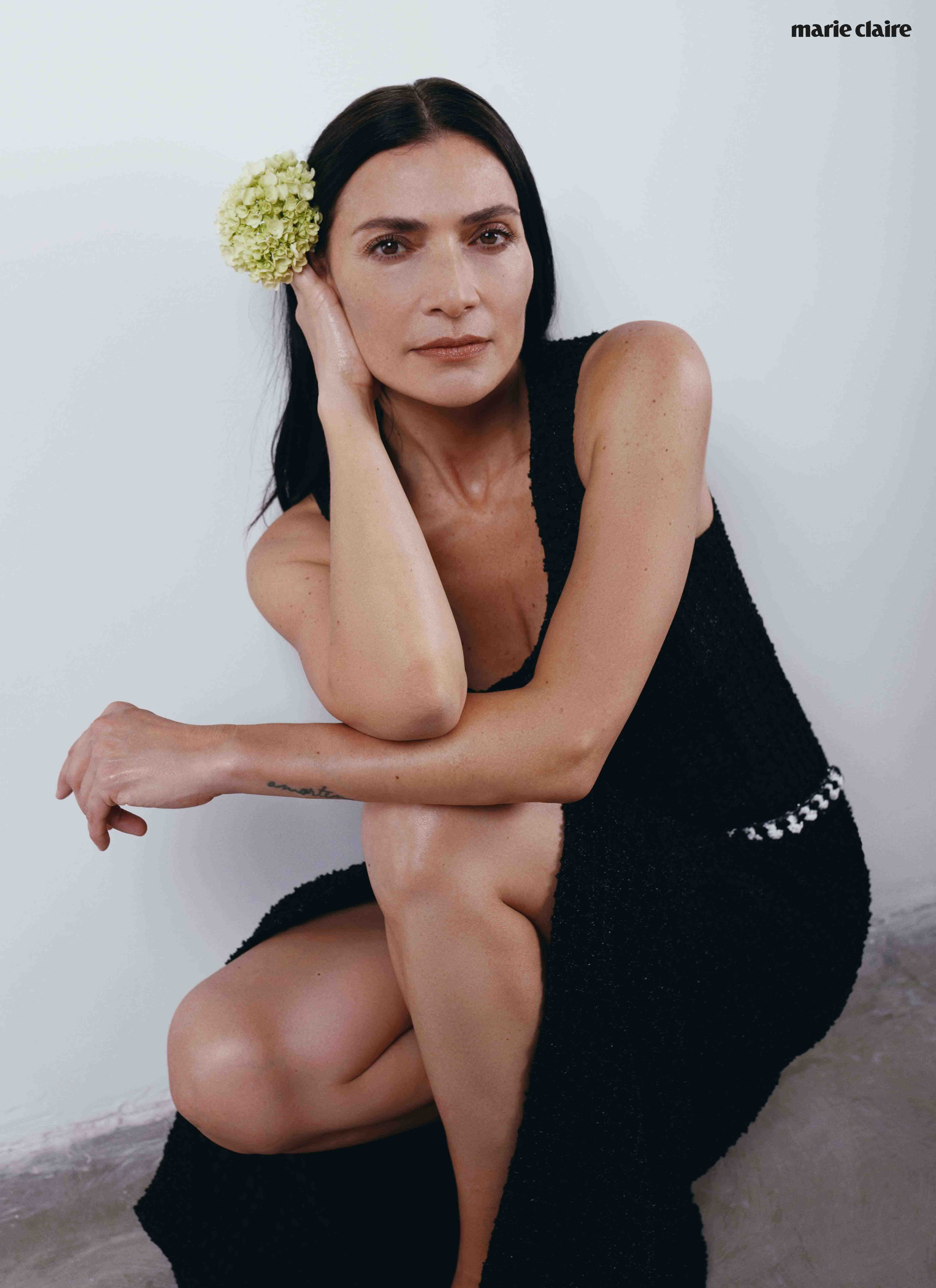 Ana María Orozco vestido negro