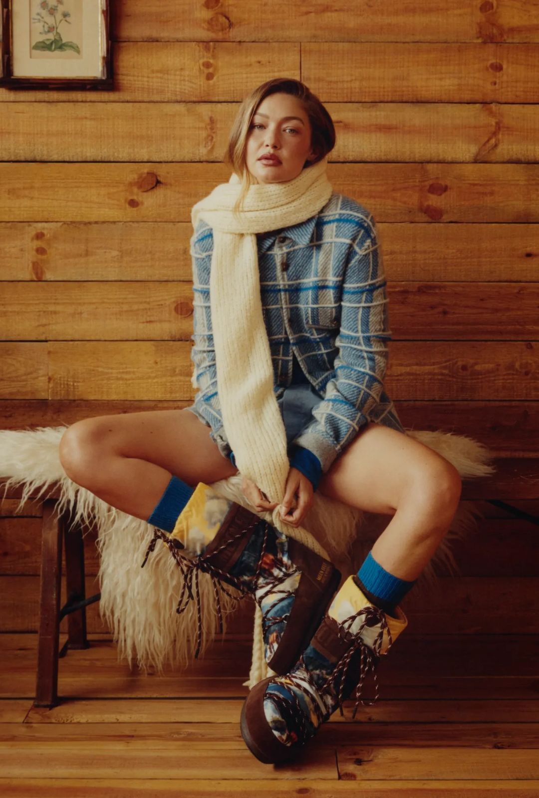 Moon Boot y Gigi Hadid presentan botas de invierno cómodas y con estilo