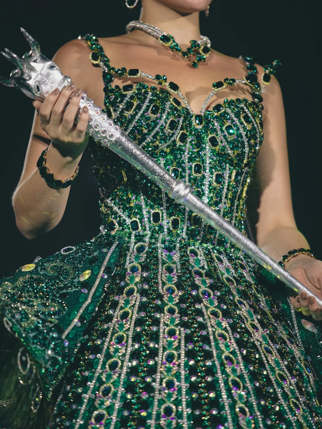 Raíz Viva: así fue el vestido de coronación de Michelle Char Fernández