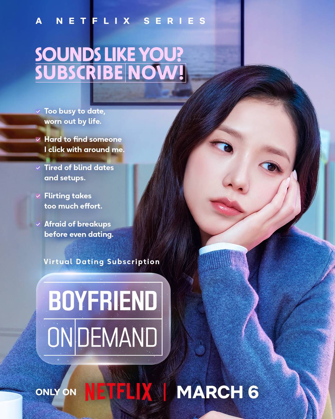 Un Novio por Suscripción se estrena el próximo 6 de marzo / Créditos: Instagram Jisoo