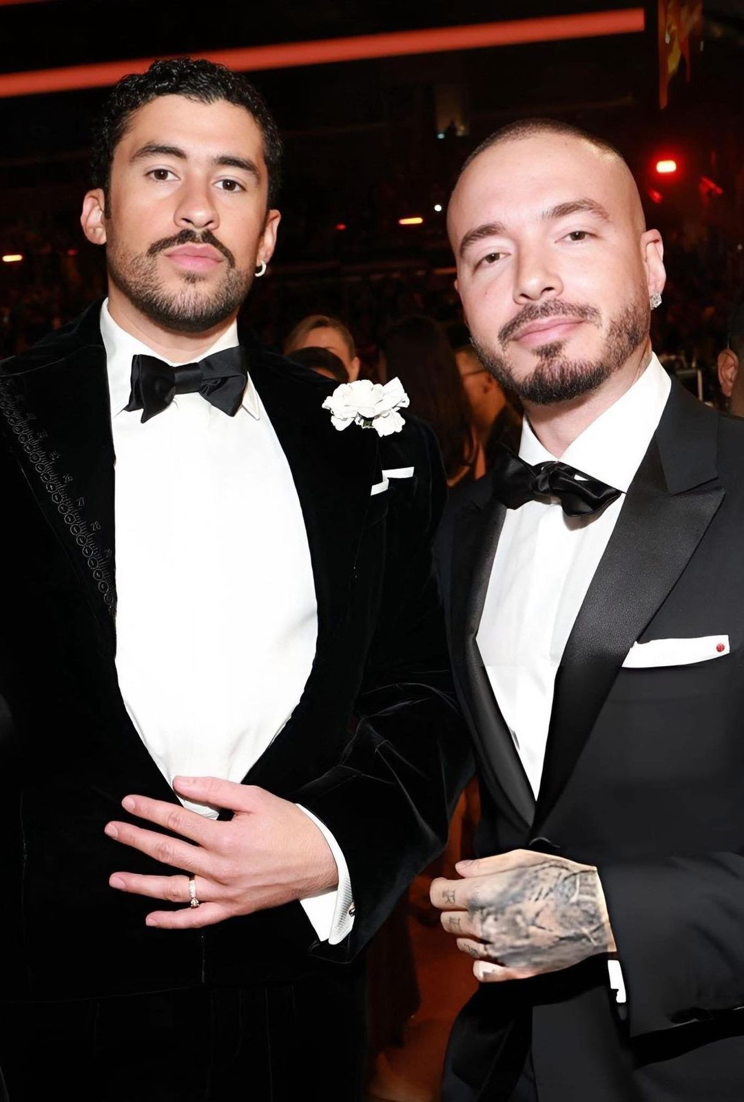 J balvin y Bad Bunny en los grammys 2026