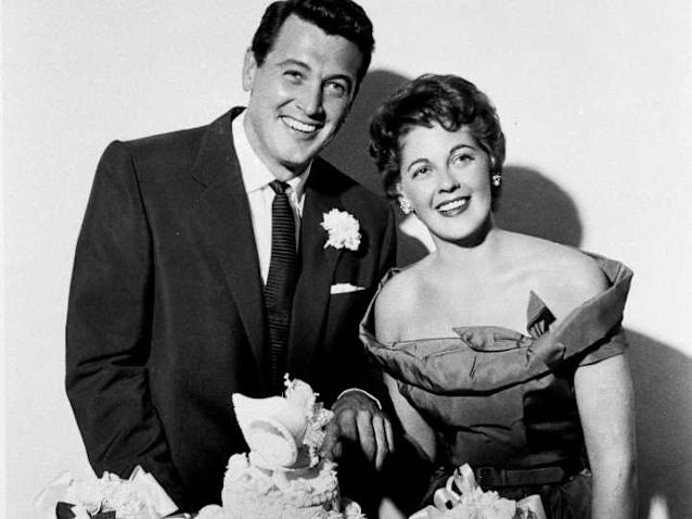 La relación entre Rock Hudson y Phyllis Gates es una de las más conocidas como matrimonio lavanda.