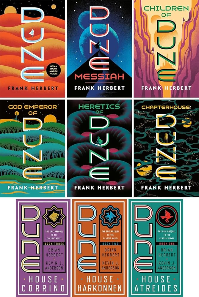Libros completos de la saga Dune.