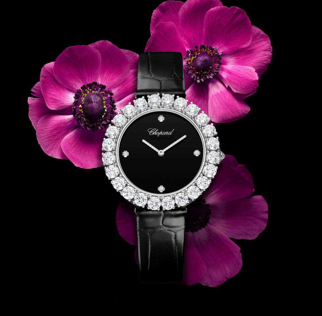 Chopard lanza nuevos modelos L’Heure du Diamant con diamantes y ónice