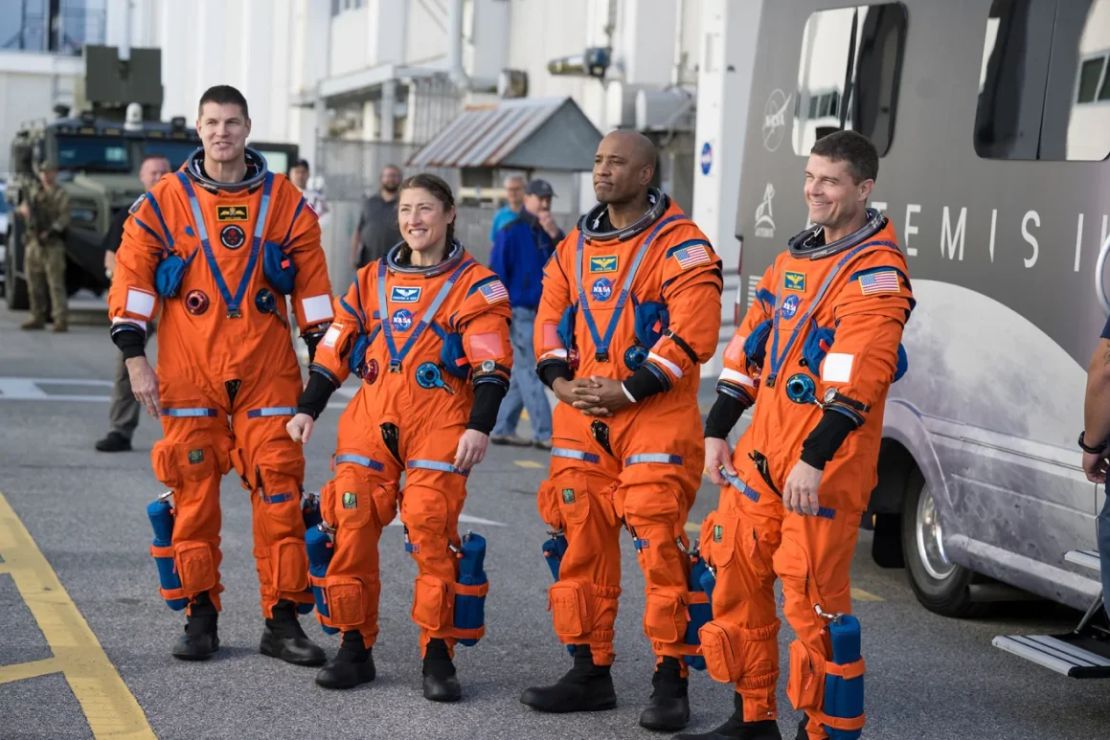 Los tripulantes de la misión lograron el objetivo del proyecto esta tarde / Créditos: NASA