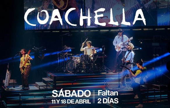 Morat se encuentra listo para sus dos presentaciones en Coachella / Créditos: Instagram Morat