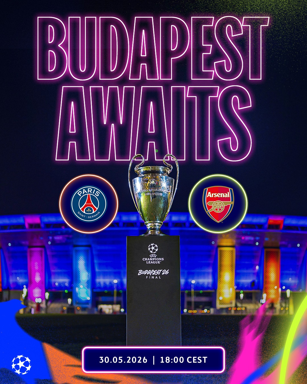 Créditos: Instagram UEFA Champions League.