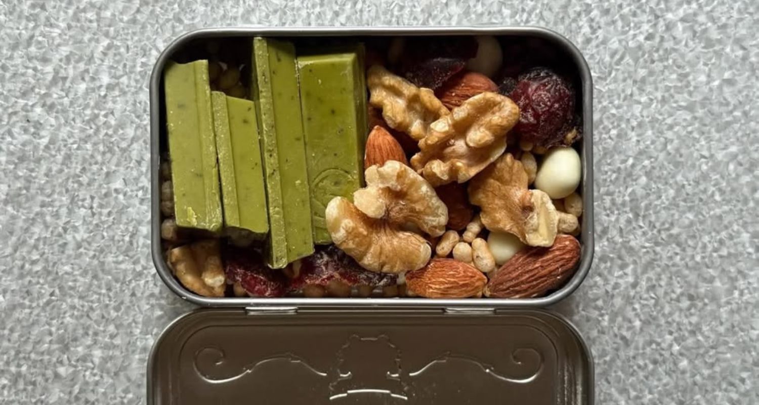 Snack tin.