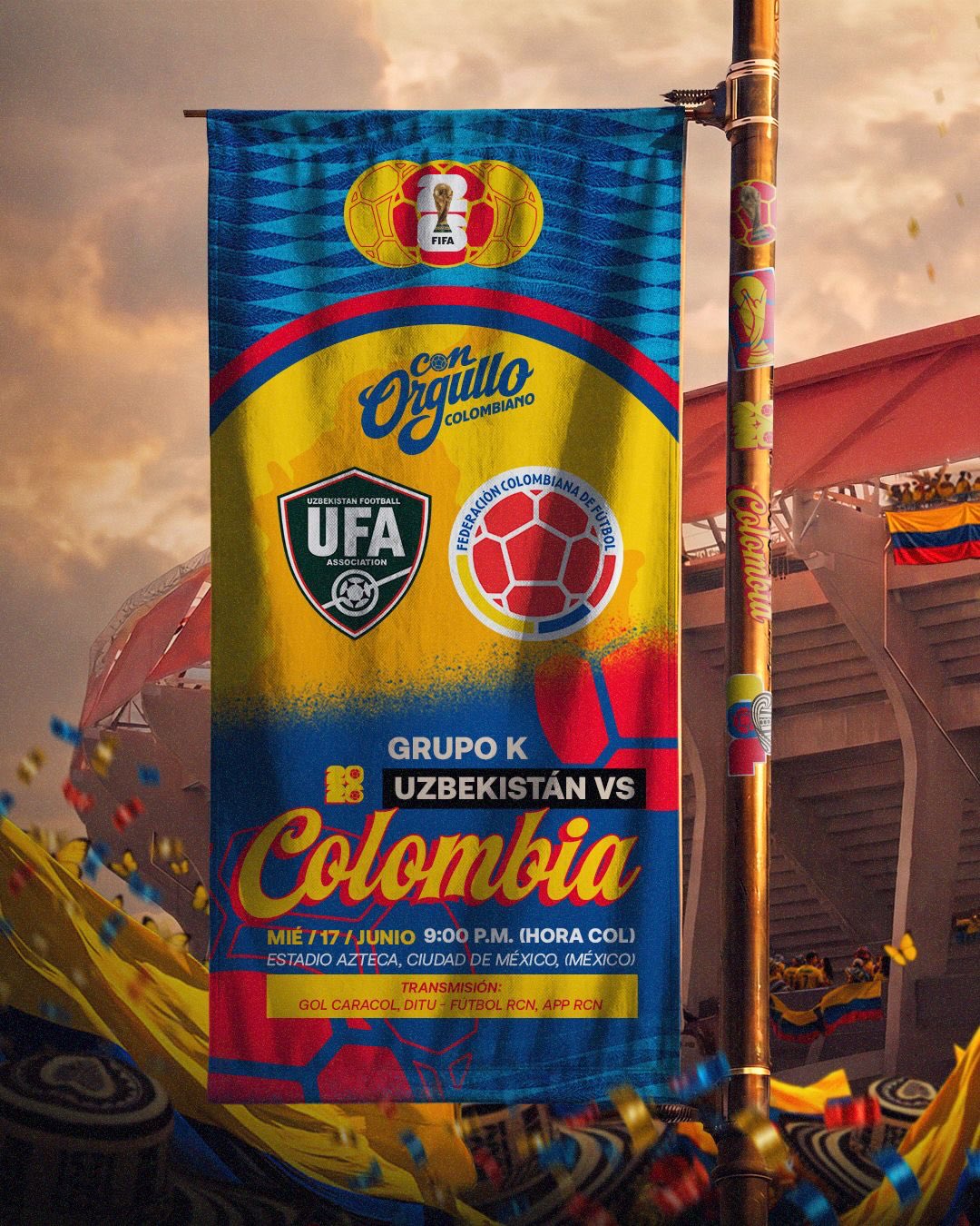 Colombia jugará este miércoles 17 de junio / Créditos: instagram Selección Colombia