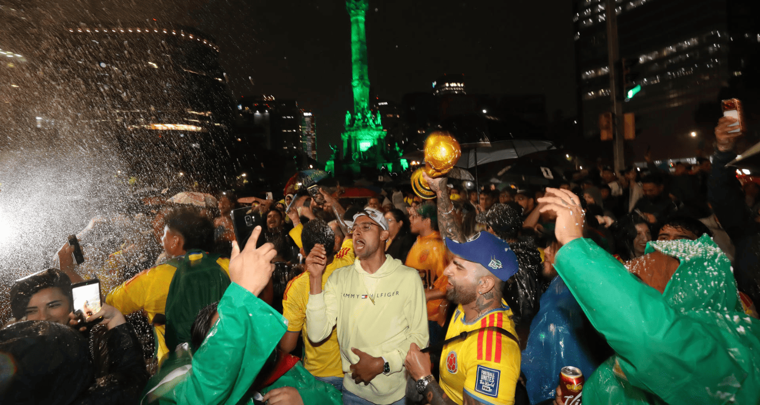 Colombia gana ante Uzbekistán en la CDMX y así lo celebraron