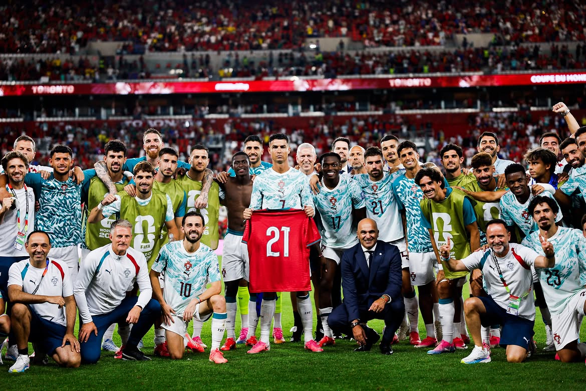Portugal compartió un emotivo momento con la afición / Créditos: Instagram Selección Portugal