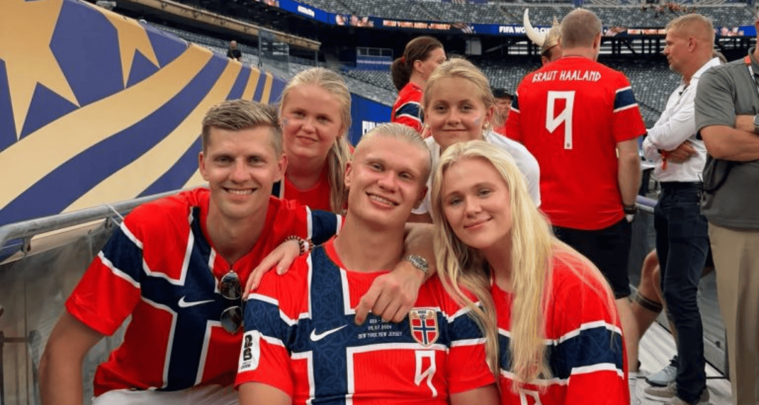 ¿Quién es Gabrielle Haaland, hermana de Erling Haaland, delantero de Noruega?